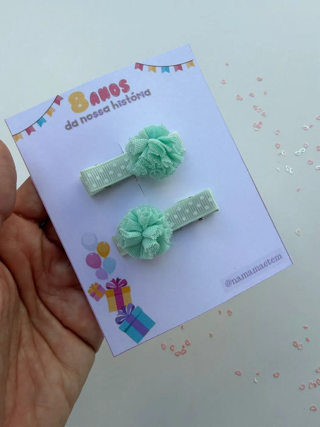 Hairclip Pompom