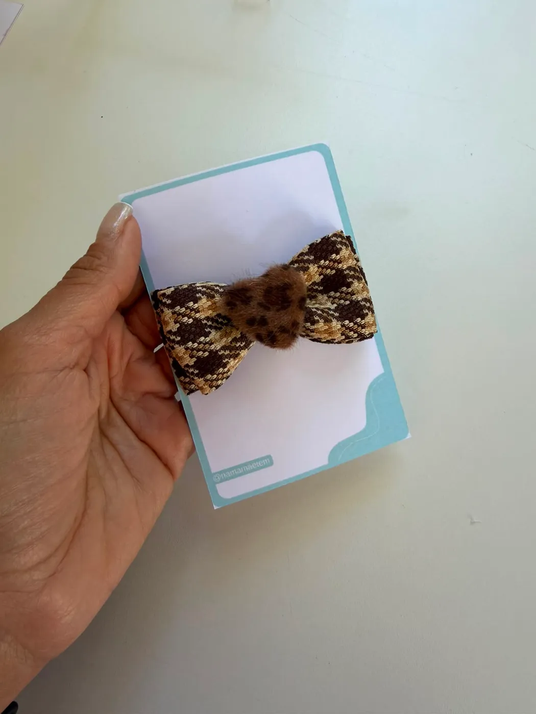 Laço Coração Pelucia