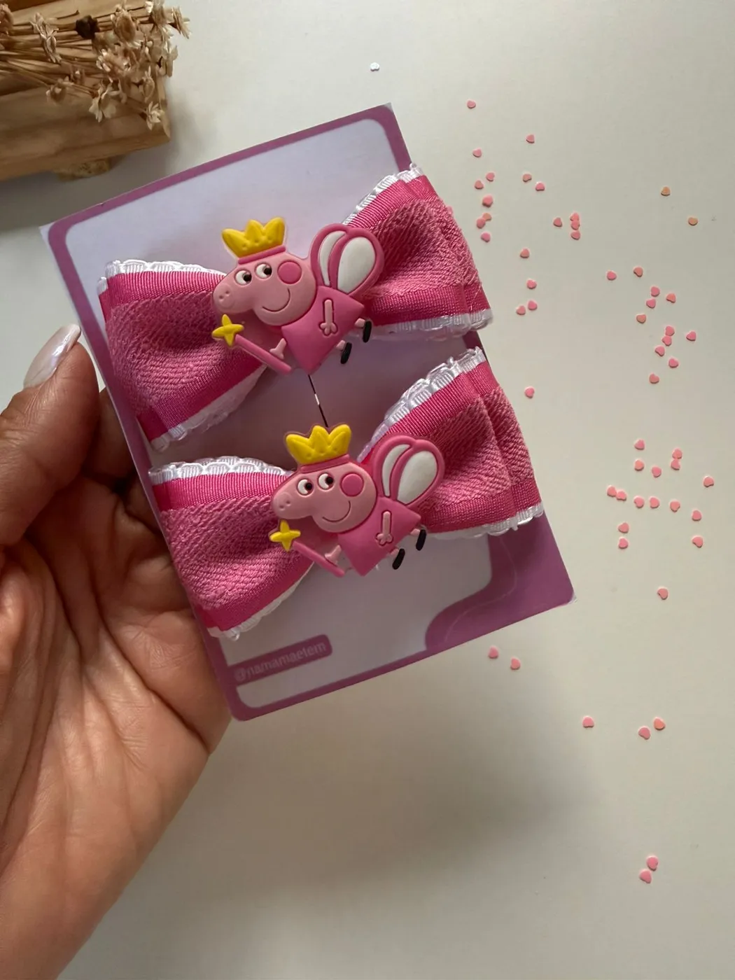 Parzinho Peppa Pig Rosa