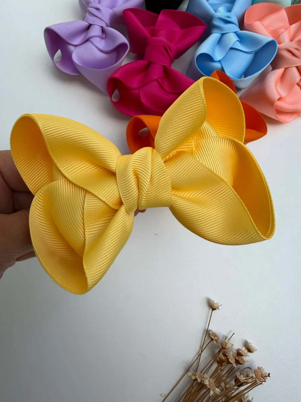 Laço G Gorgurão Amarelo