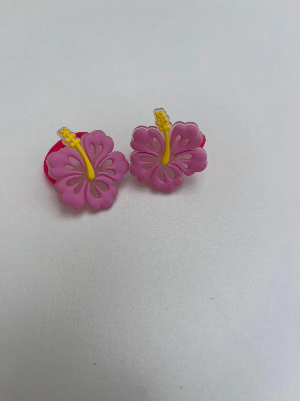 Parzinho de Xuxinha Hibisco Rosa