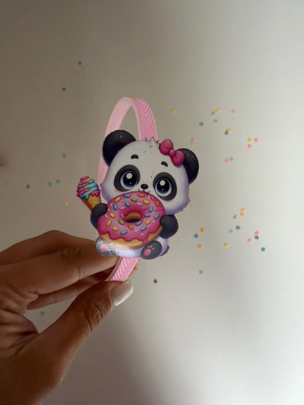 Tiara Panda com Donut