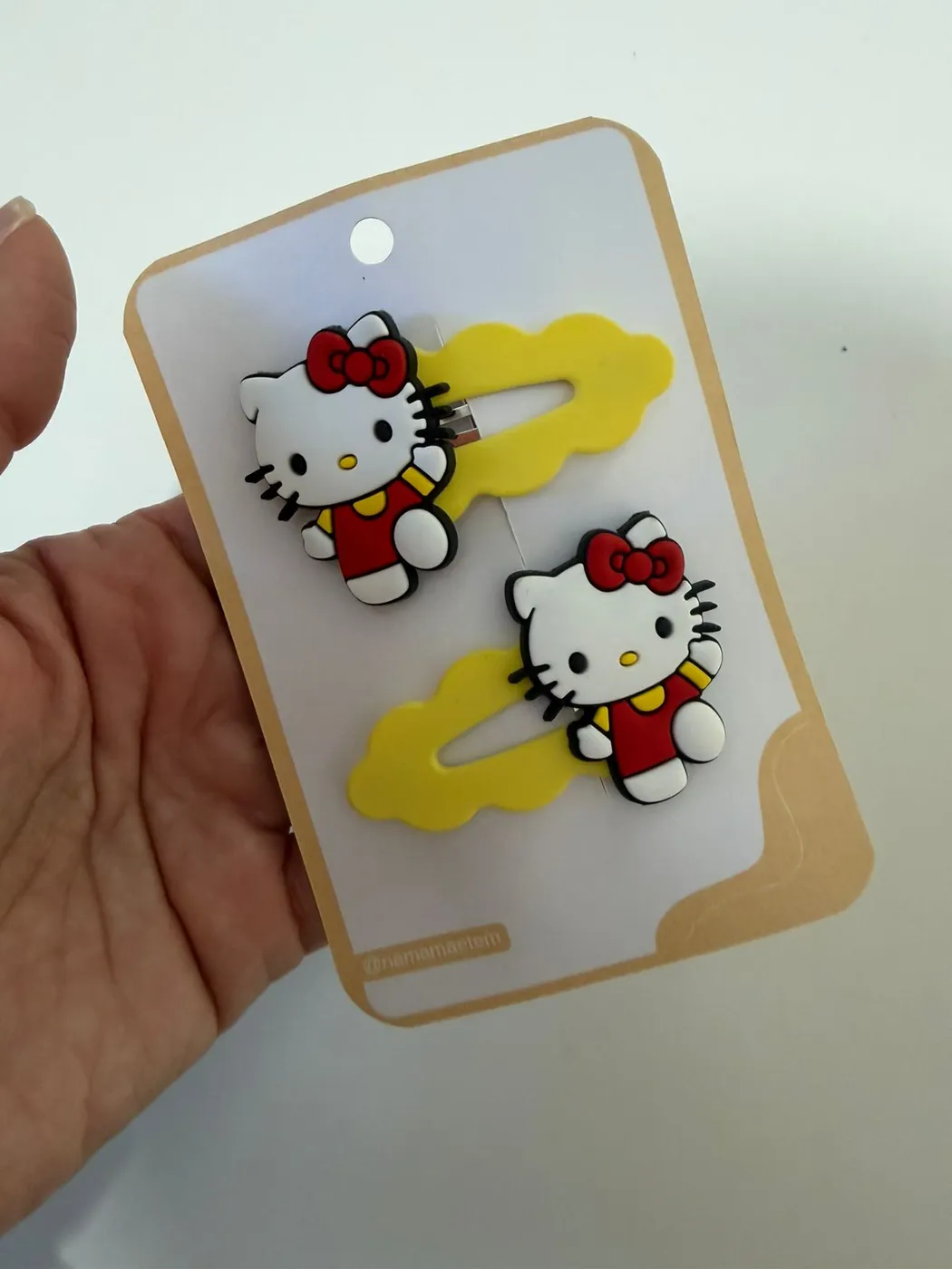 Par de Tic Tac Hello Kitty Amarelo
