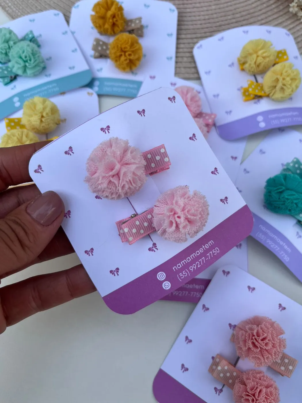 Baby Clips Pompom