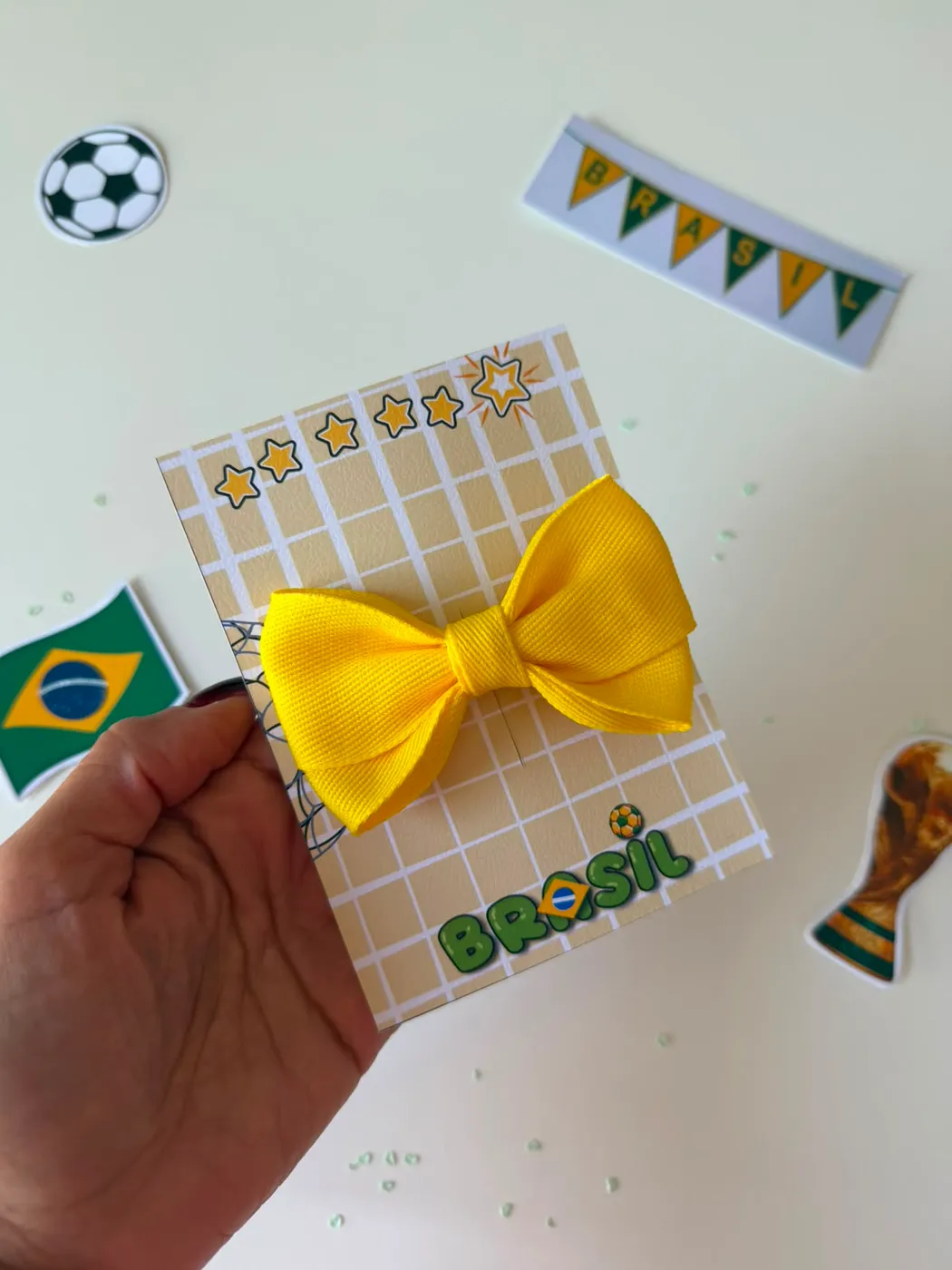 Laço Brasil Amarelo