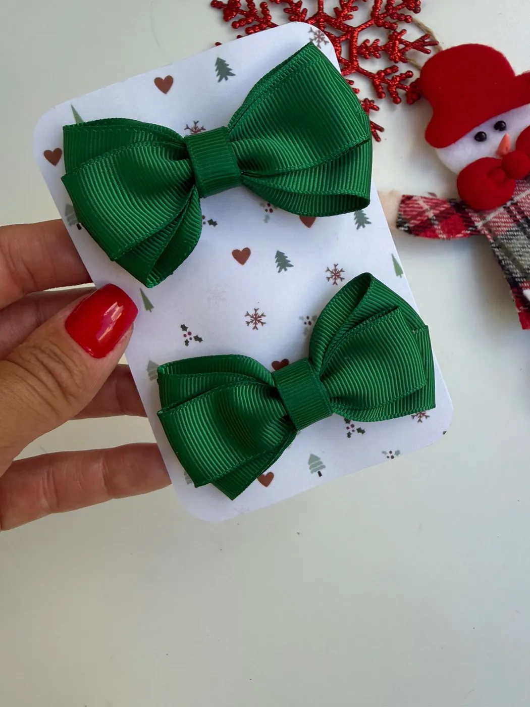 Parzinho Laço Verde Natal