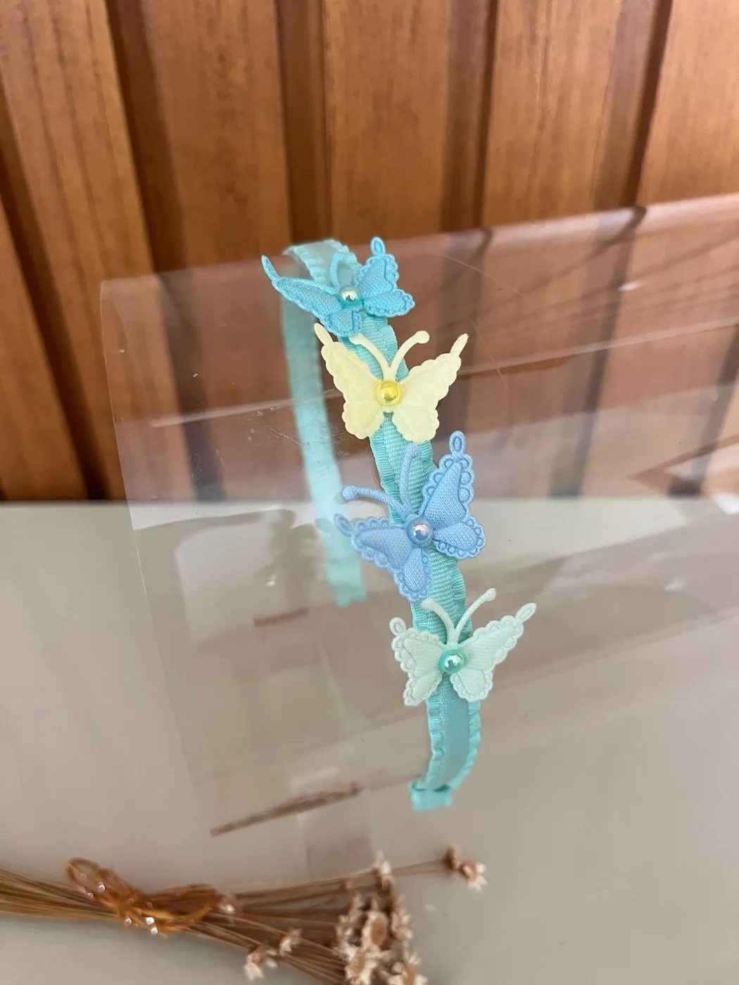 Tiara Borboletas Azul