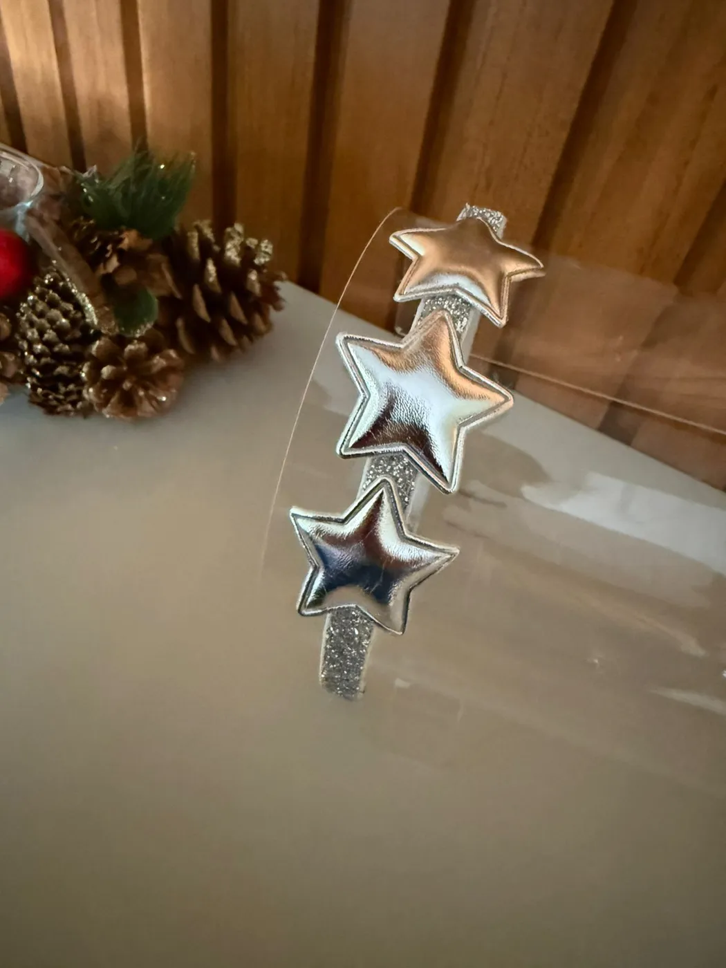 Tiara Estrelas Prata